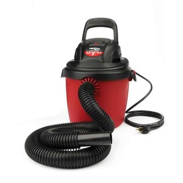 Shop-Vac HangOn 2036000 Wet/Dry Corded Vacuum, 2.5 gal Vacuum, Foam Sleeve Filter, 120 V - 2