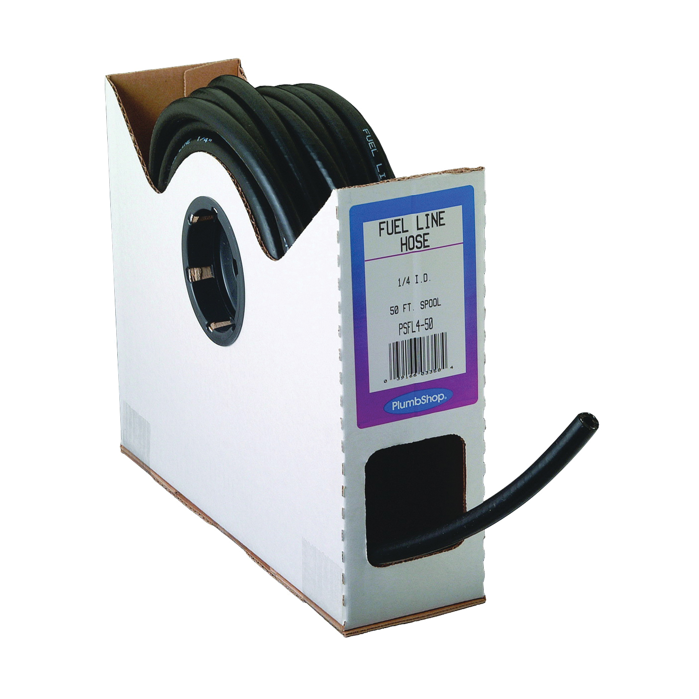 T22 Series T22004002/SP23005 Fuel Hose, 50 ft L, 80 psi Pressure, PVC, Black