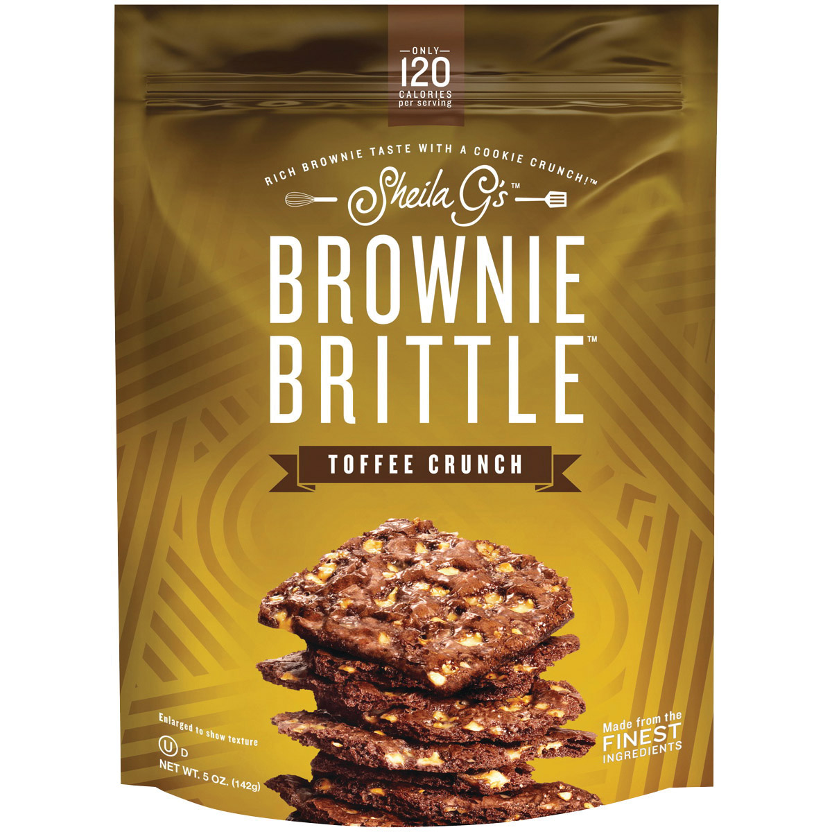 SG1244 Brownie Brittle, Toffee Crunch, 5 oz Pouch