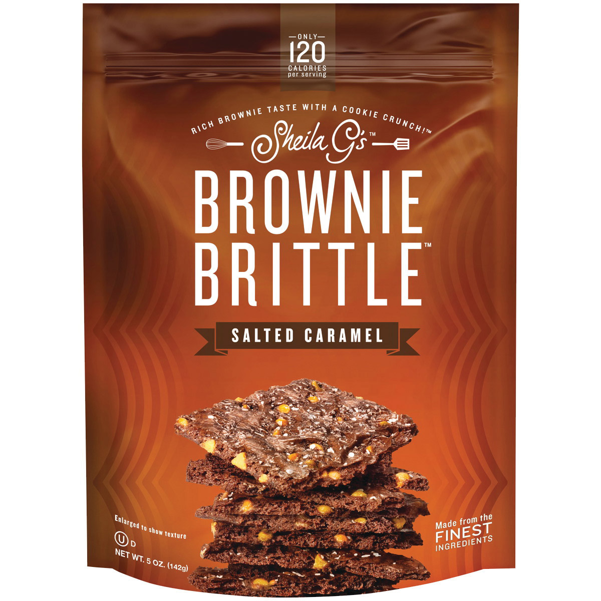 SG1238 Brownie Brittle, Solid, Salted Caramel, 5 oz
