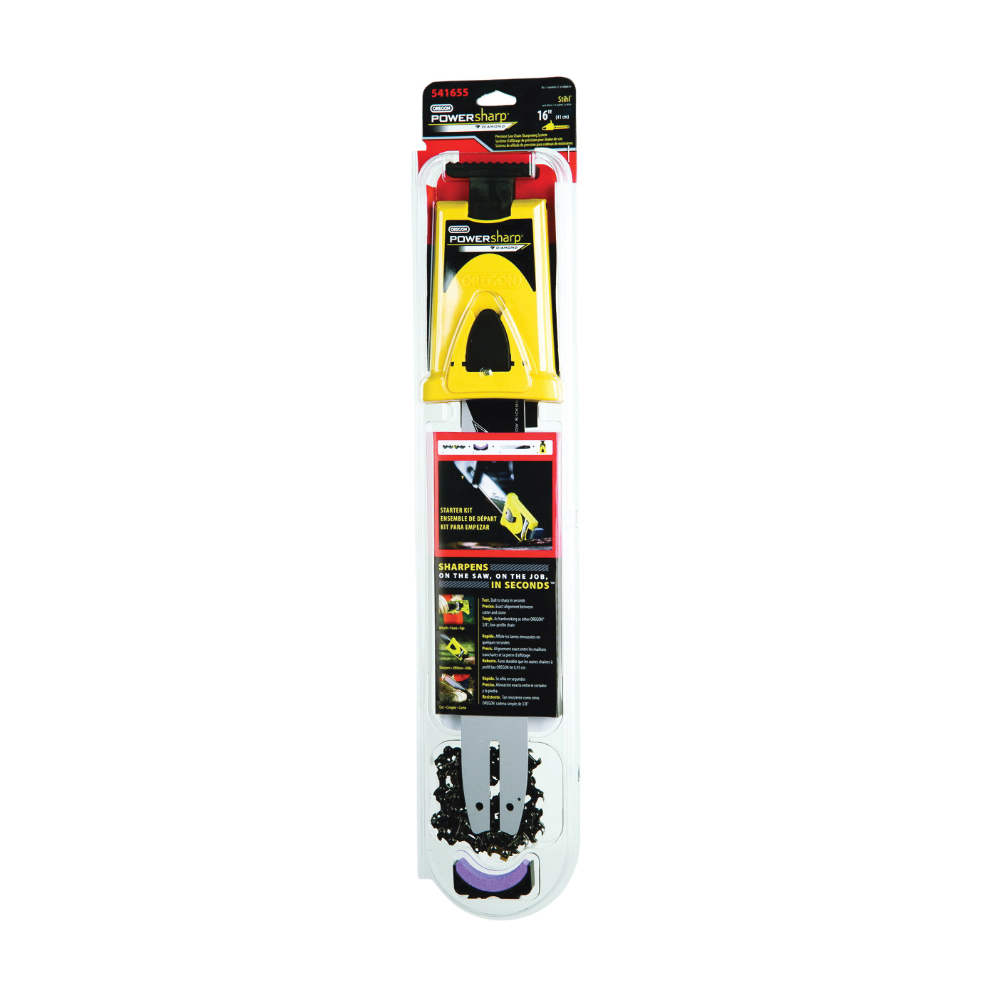 PowerSharp Series 541655 Conversion Kit, 55-Drive Link, 91PS Chain, 3/8 in TPI/Pitch