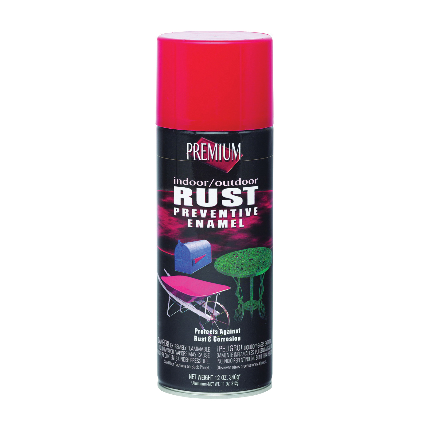 Rust-Oleum RP1005 Rust Preventative Spray Paint, Bright Red, 12 oz, Can