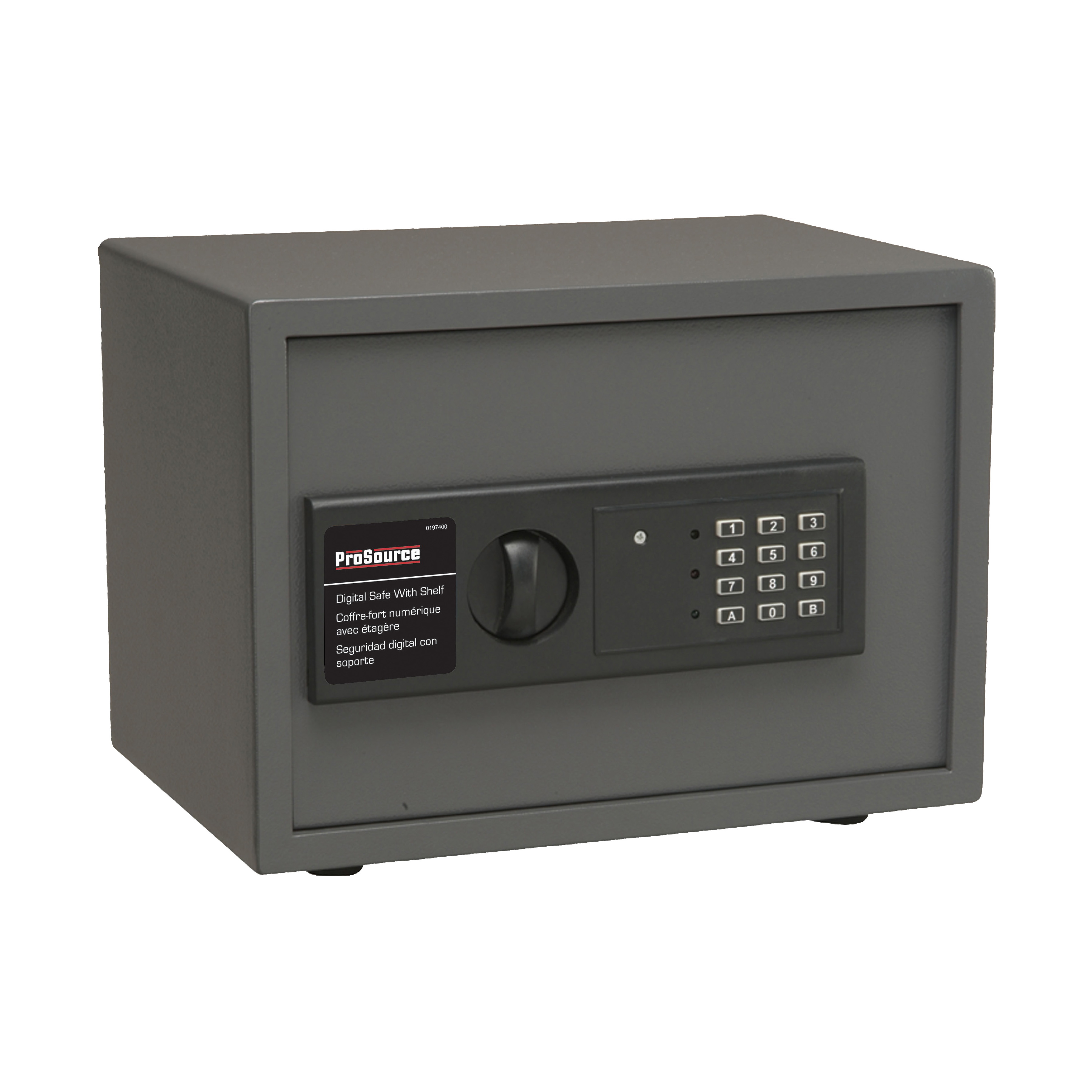 S-30ES Digital Electronic Safe, 15 in W x 11-13/16 in D x 11-13/16 in H Exterior, Solid Steel, Powder-Coated