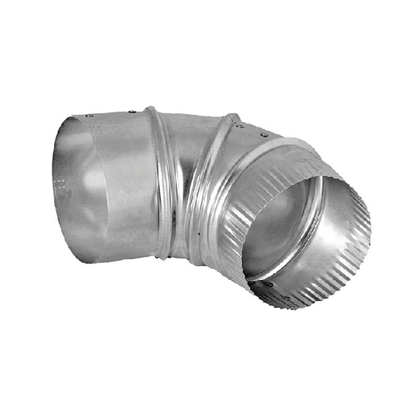 E3E24ZW Vent Elbow, 3 in Connection, Aluminum