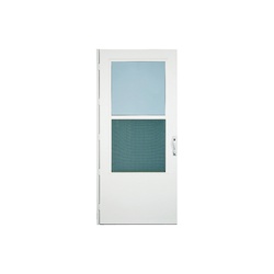37050032 Storm Door, Wood Core, White