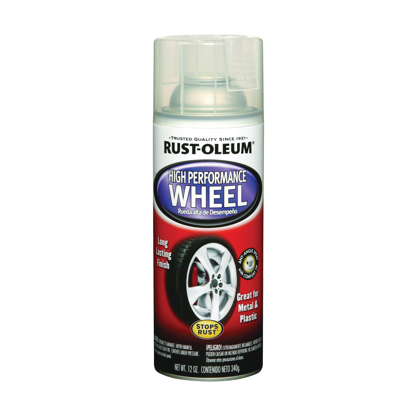 Rust-Oleum 248929 Wheel Coating Spray, Gloss, Clear, 11 oz, Can