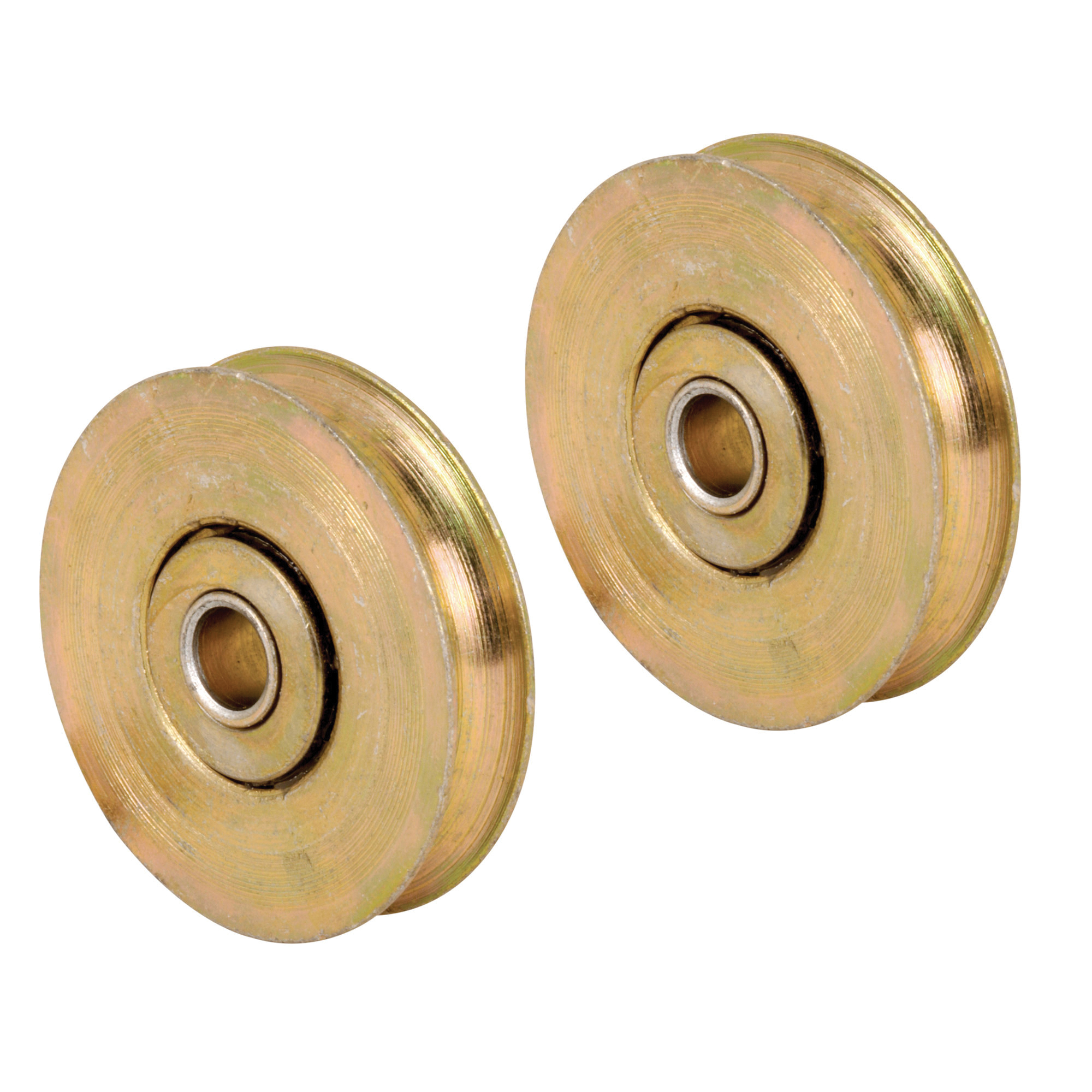D 1503 Door Roller, 1/4 in ID x 1-1/2 in OD Dia Roller, 5/16 in W Roller, Steel, 2-Roller