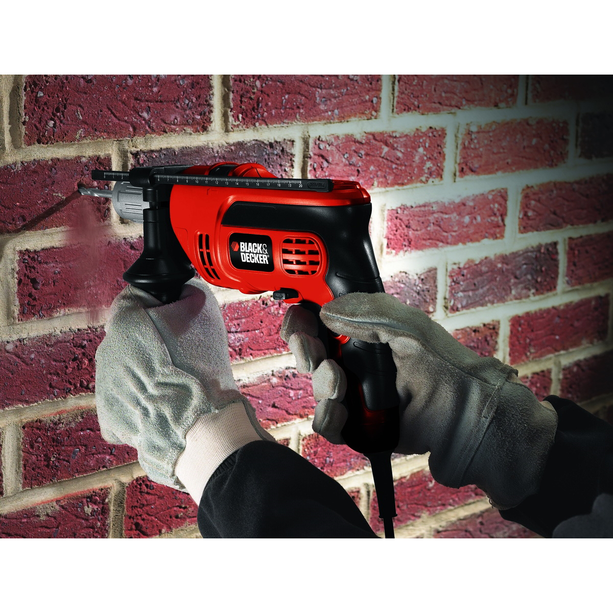 Black+Decker DR670 Hammer Drill, 6 A, Keyless Chuck, 1/2 in Chuck, 48,000 bpm, 0 to 2800 rpm Speed - 3