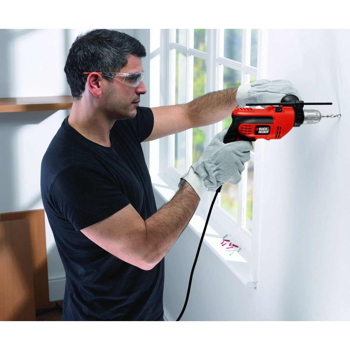 Black+Decker DR670 Hammer Drill, 6 A, Keyless Chuck, 1/2 in Chuck, 48,000 bpm, 0 to 2800 rpm Speed - 4