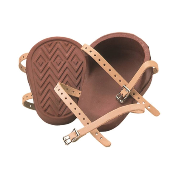 Tool Works Series 318 Knee Pad, One-Size, Rubber Cap, Rubber Pad, Buckle