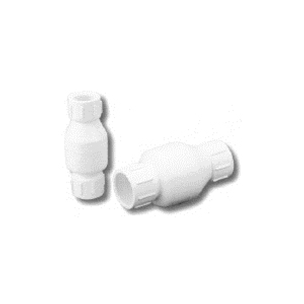 In-Line Check Valve, Boshart, 3/4 in, Threaded, 100 psi Pressure, PVC Body - 2