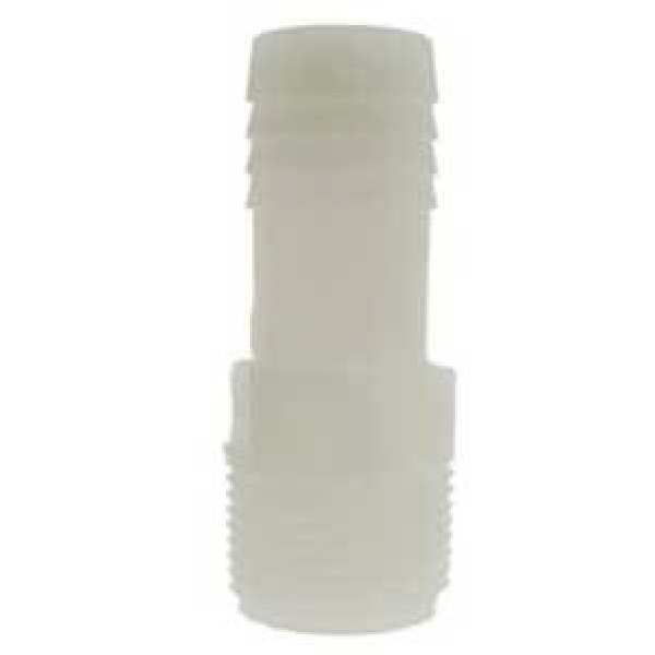 UNA-05 Pipe Adapter, 1/2 in, Insert, MPT, Nylon