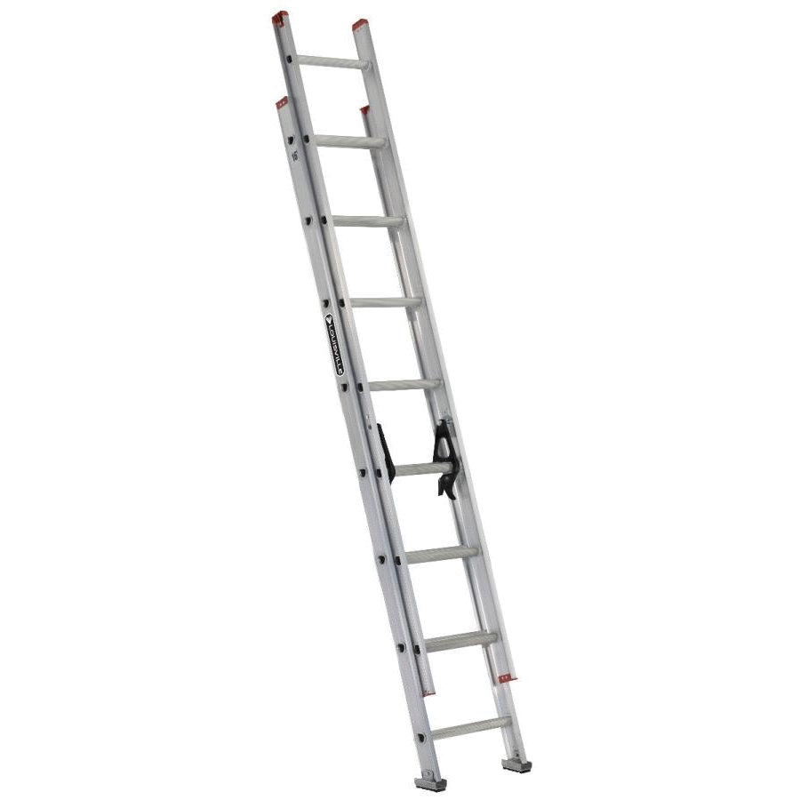 L-2324-16 16 ft. Extension Ladder, 193 in. Reach, 200 lb, Aluminum