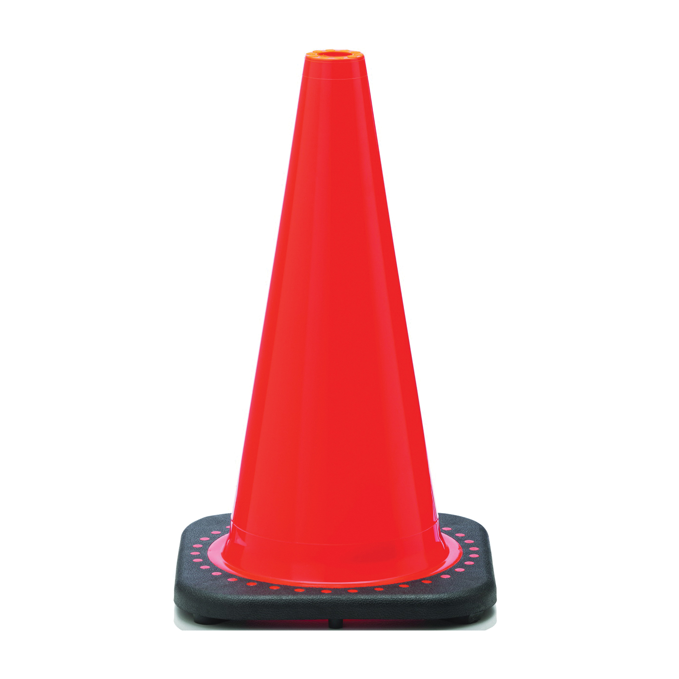 Revolution RS Series RS45015C Traffic Safety Cone, 18 in H Cone, PVC Cone, Fluorescent Orange Cone