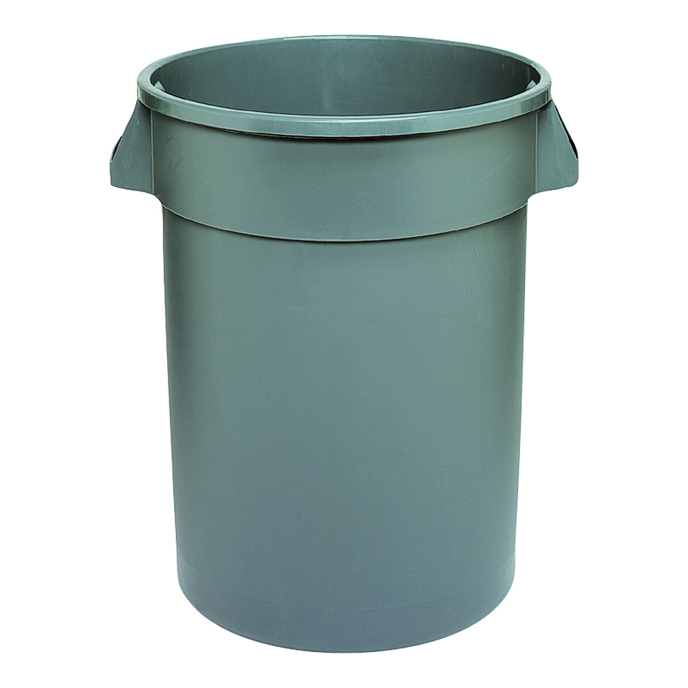 Huskee 3200GY Trash Receptacle, 32 gal Capacity, Plastic, Gray