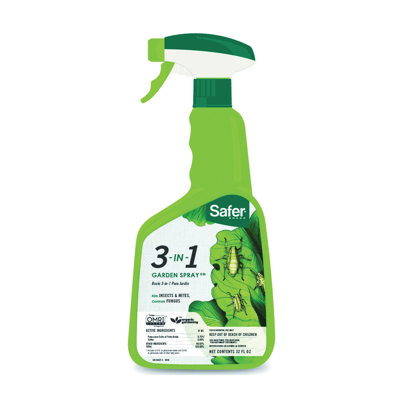 Disease/Insect Control 24 oz, Safer, Organic, Liquid - 1