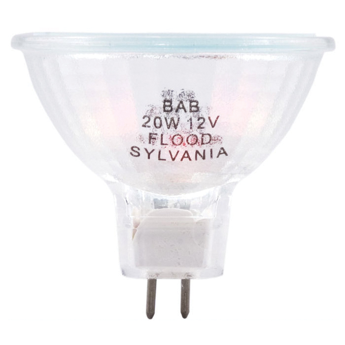 58514 Halogen Bulb, 20 W, GU5.3 Lamp Base, MR16 Lamp, Warm White Light, 200 Lumens, 3000 K Color Temp