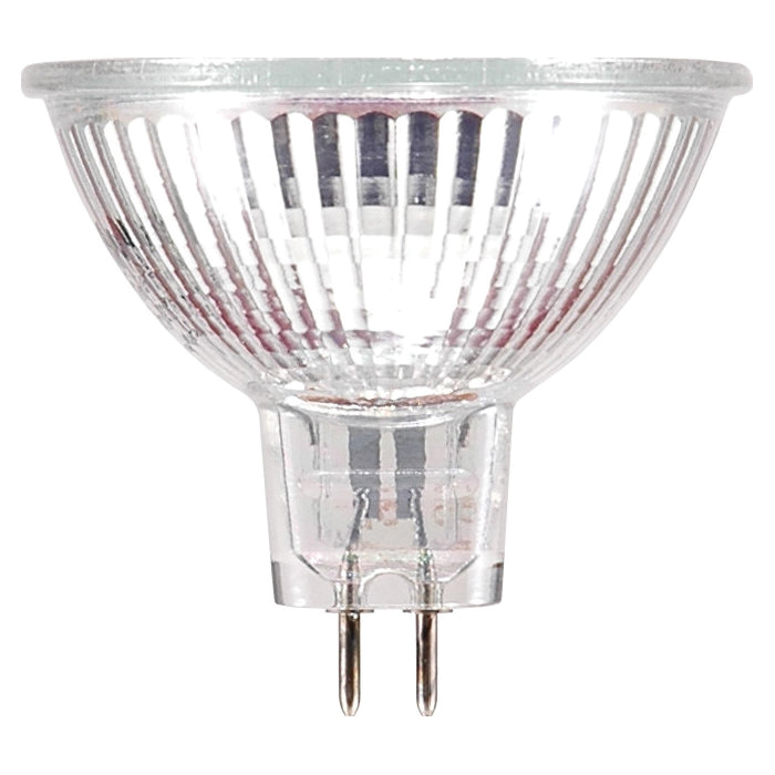 Sylvania 58514 Halogen Bulb, 20 W, GU5.3 Lamp Base, MR16 Lamp, Warm White Light, 200 Lumens, 3000 K Color Temp - 2