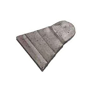 64146 Large Hammer Handle Wedge, 1-1/16 in L, 3/4 in W Butt, 1-1/16 in H Butt, Steel