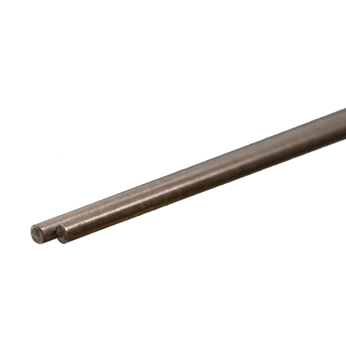 87133 Decorative Metal Rod, 3/32 in Dia, 12 in L, Stainless Steel, 302 Grade