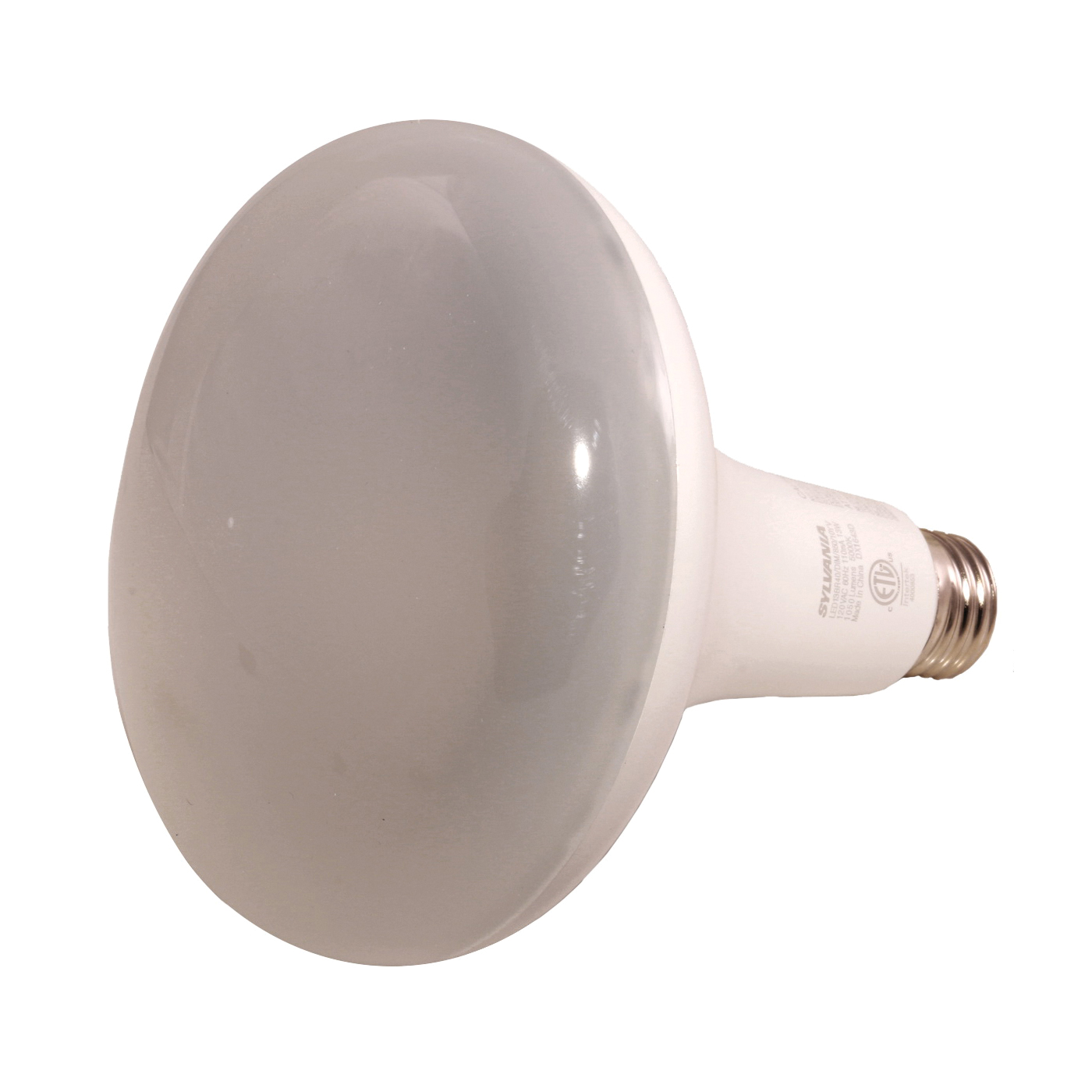 79498 LED Bulb, BR40 Lamp, 85 W Equivalent, E26 Medium Lamp Base, Dimmable, Soft White, 2700 K Color Temp