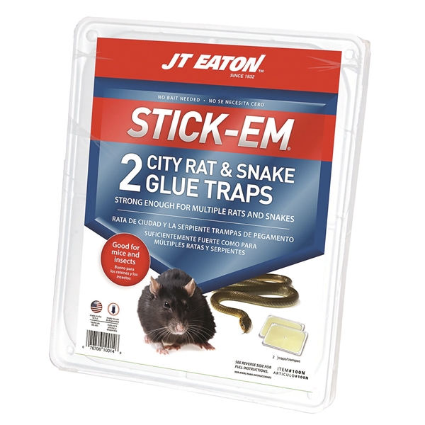 STICK-EM 100N-6 Glue Trap, 10-1/2 in W, 12-1/2 in H