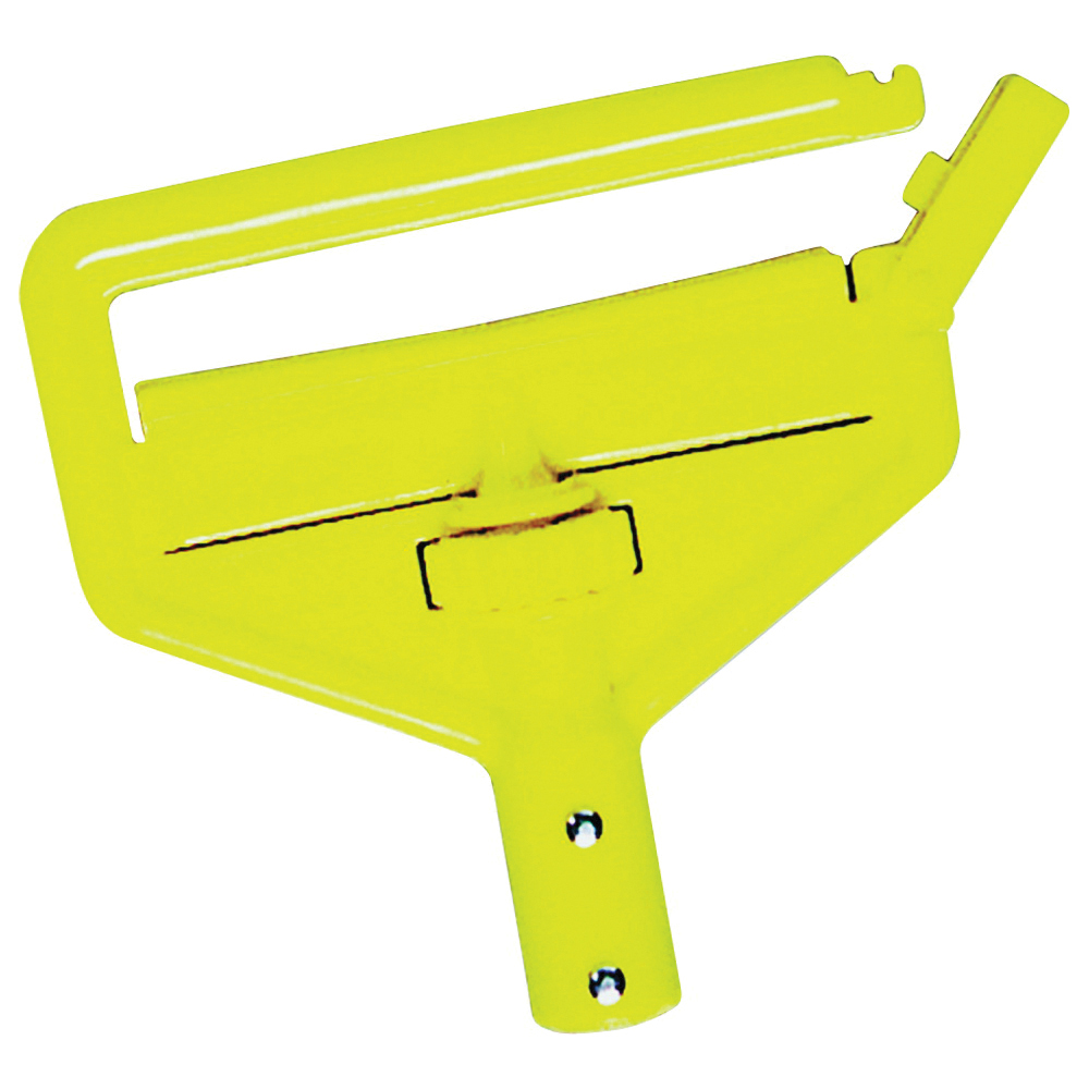 Invader FGH116000000 Wet Mop Handle, 1 in Dia, 60 in L, Side Gate, Hardwood, Yellow