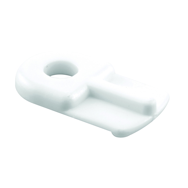 PL 7738 Window Screen Clip with Screw, Plastic, White