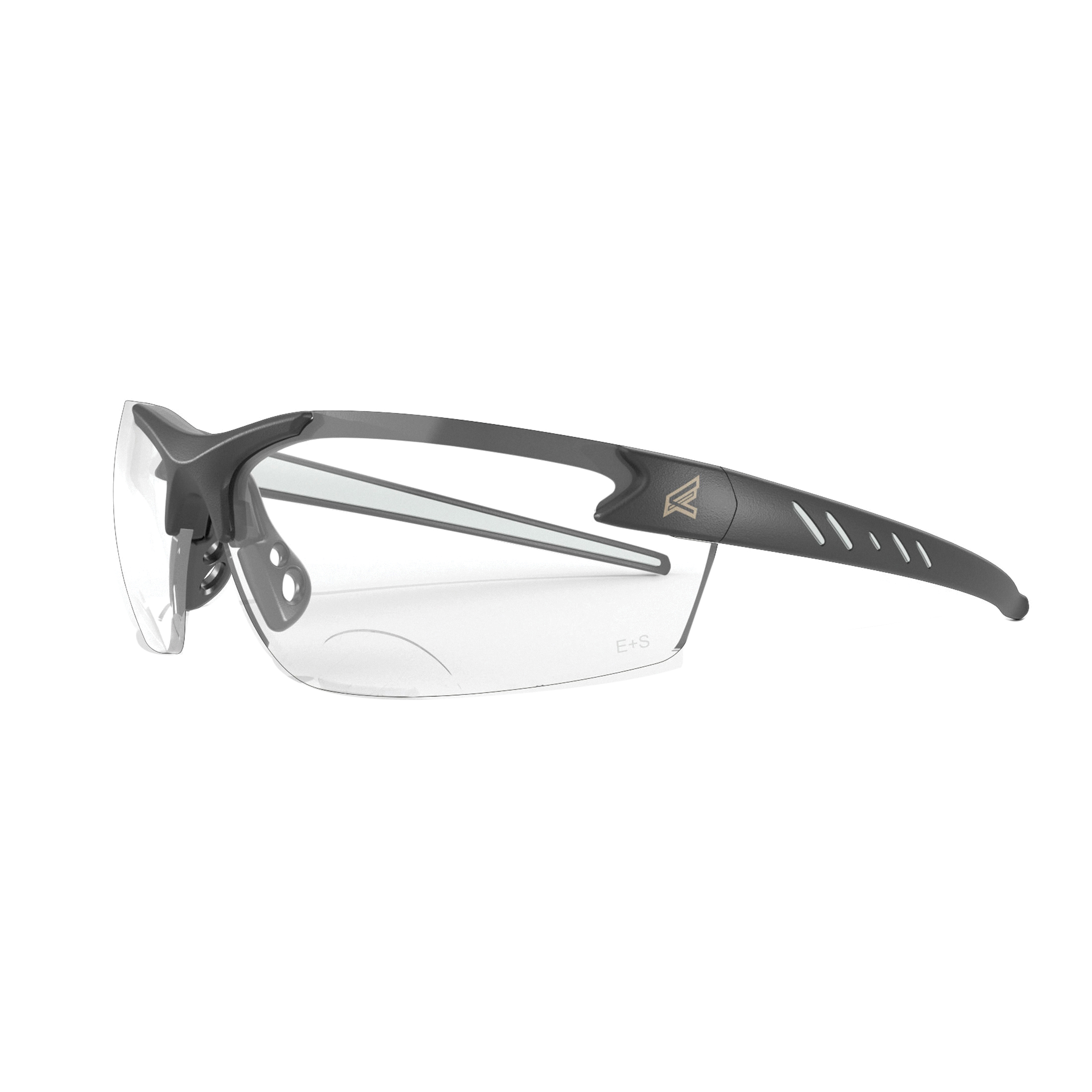 Zorge G2 Series DZ111-1.5-G2 Safety Glasses, Unisex, 65 mm W Lens, Polycarbonate Lens, Nylon Frame, Black Frame