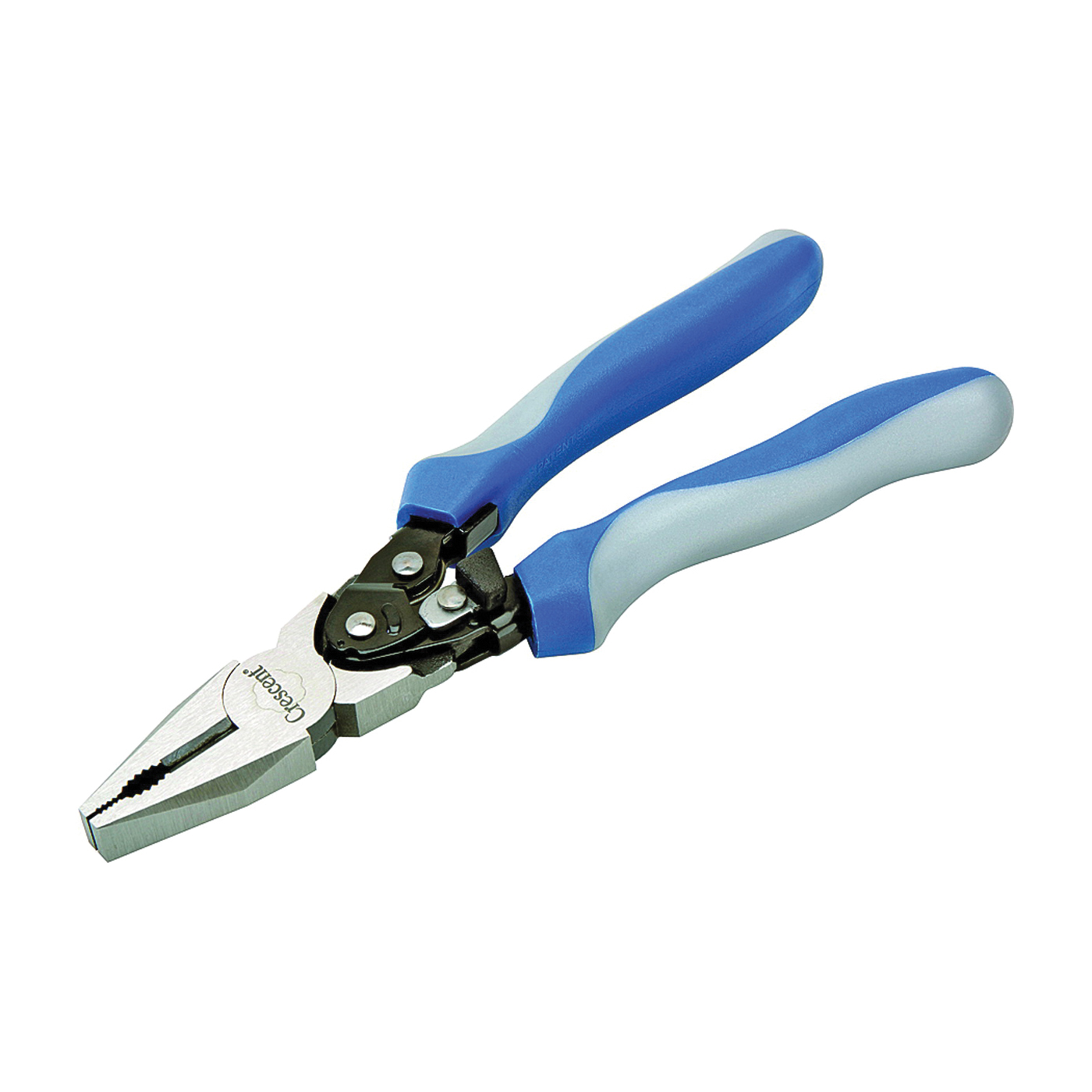 Pro Series PS20509C Lineman's Plier, 8 in OAL, 11 AWG Cutting Capacity, 0.65 in Jaw Opening, Blue/Gray Handle