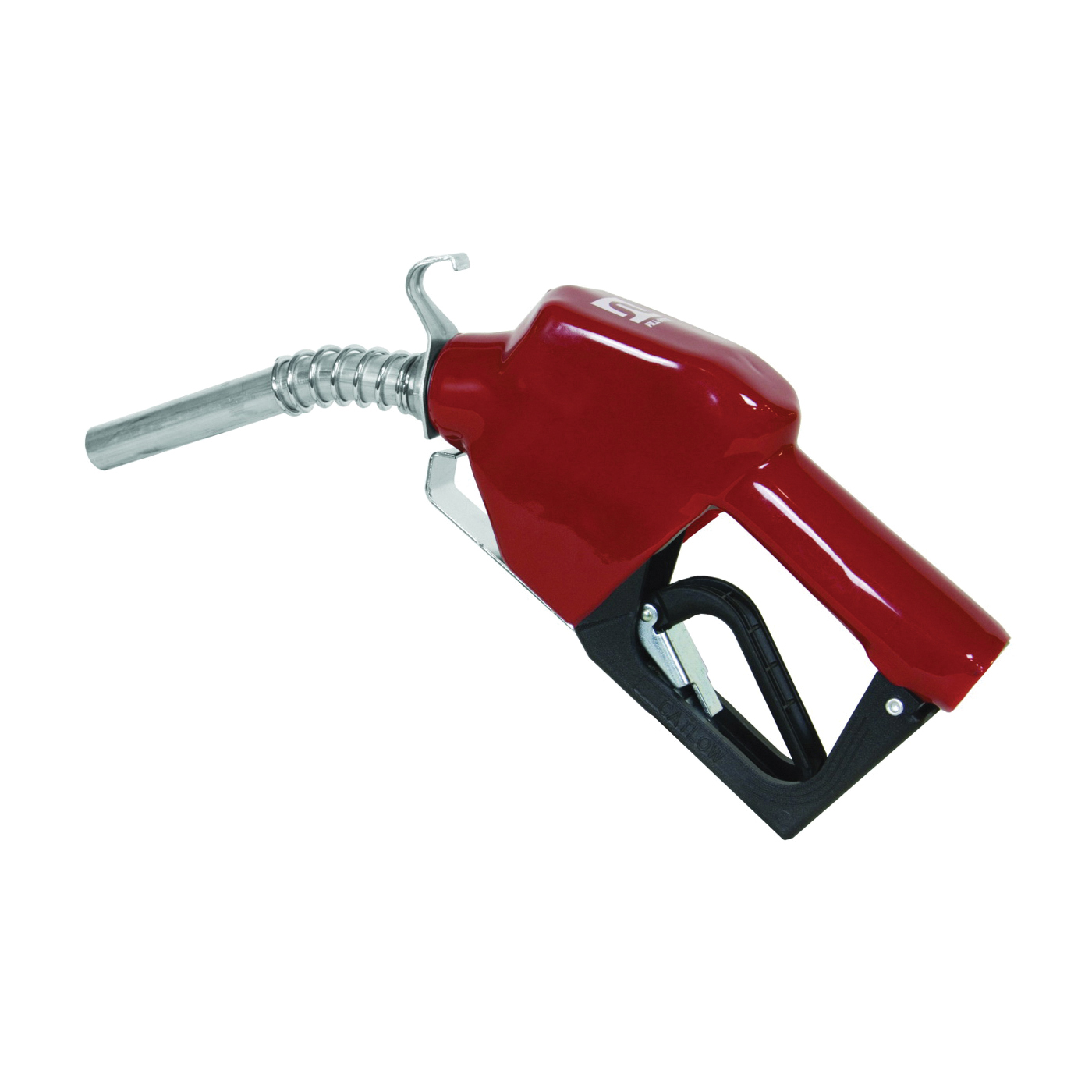 Fill-Rite N075UAU10 Auto-Nozzle with Hook, 3/4 in, FNPT, 2.5 to 14.5 gpm, Aluminum, Red
