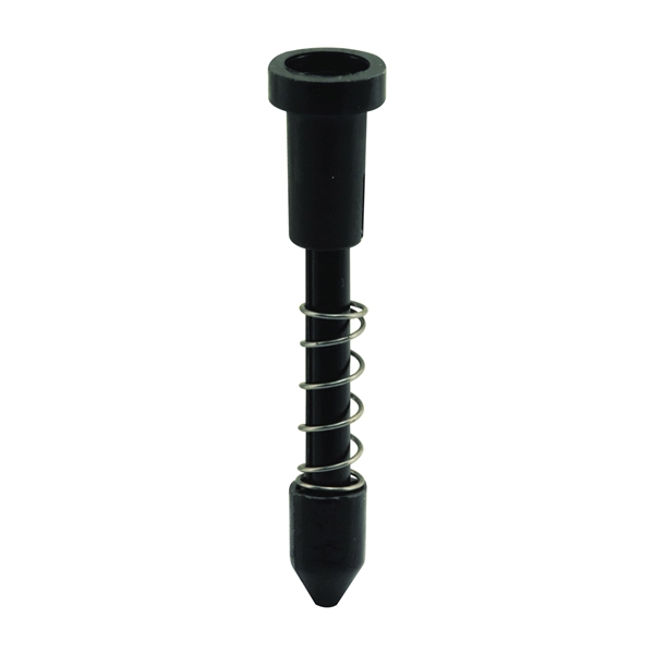 L 5771 Snap-On Window Screen Plunger Bolt, Nylon, Black