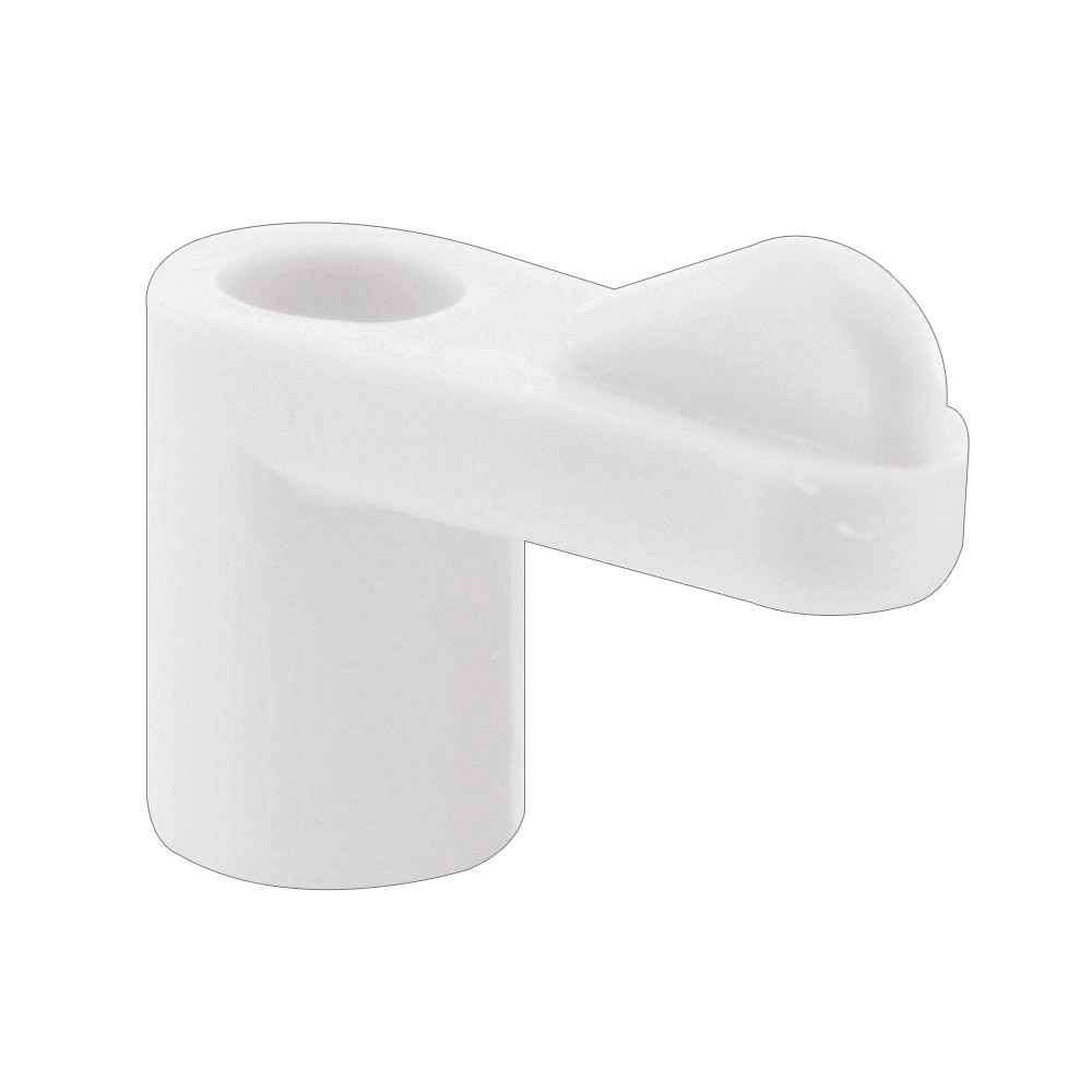 Make-2-Fit PL 7774 Window Screen Clip with Screw, Plastic, White, 12 Pack
