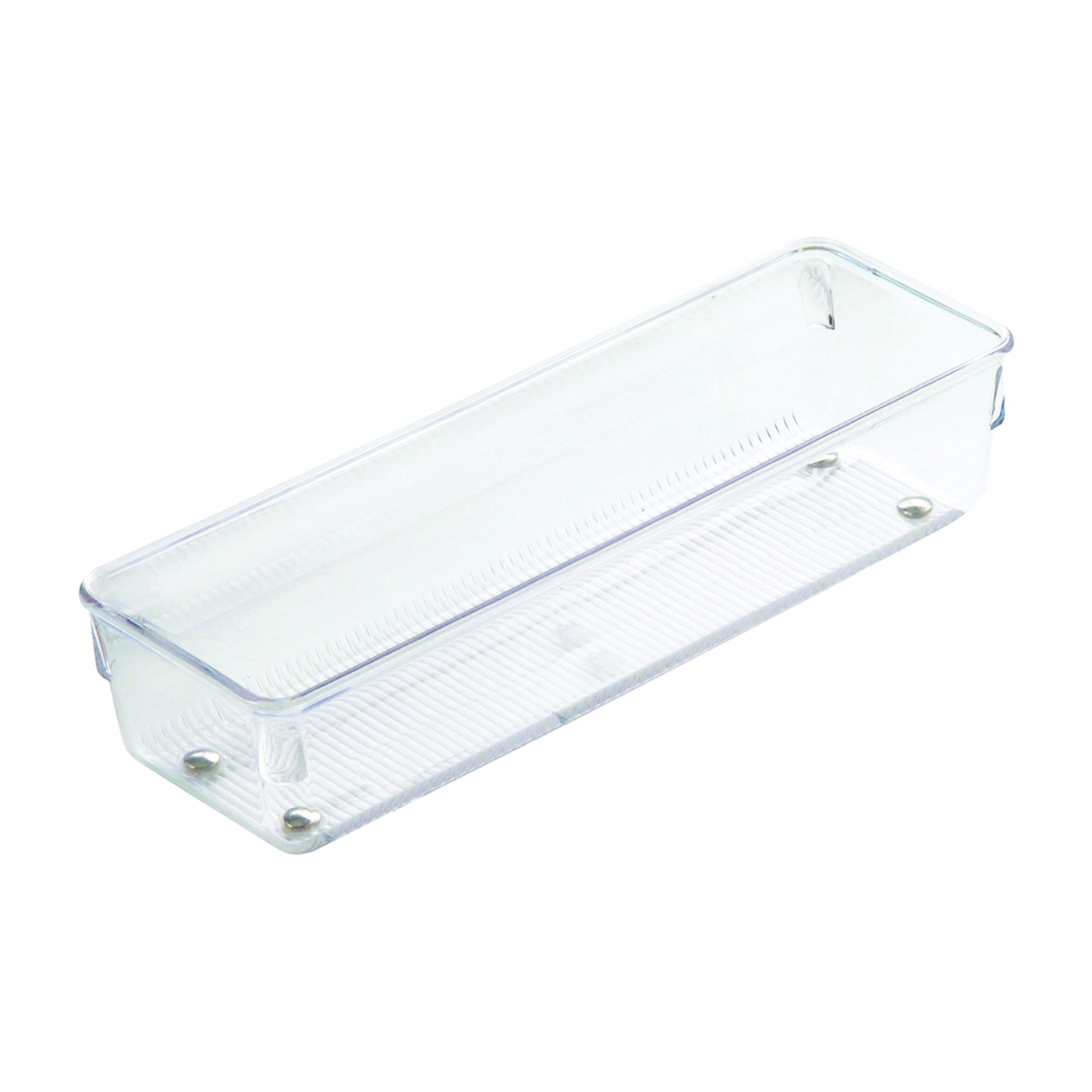 LINUS 52230 Drawer Organizer, Plastic, Clear, 3 in OAL, 2 in OAH, 3 in OAW