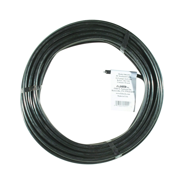 Zareba UGC50/500-551 Underground Cable, 12.5 AWG Cable, Black, 50 ft L - 2