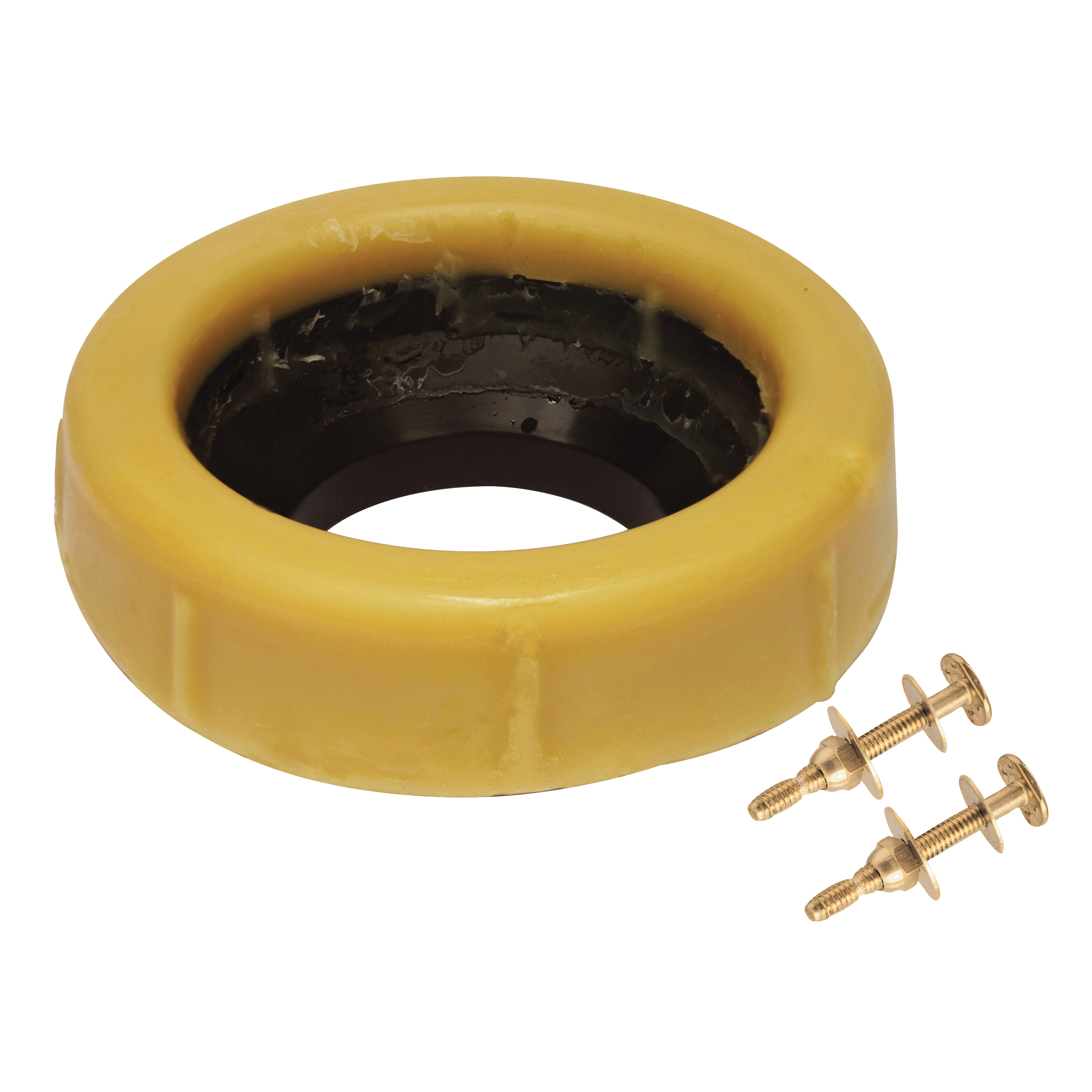 K836-3 Toilet Wax Gasket, Brass/Fiber, Honey Yellow, For: 3 in or 4 in Waste Lines