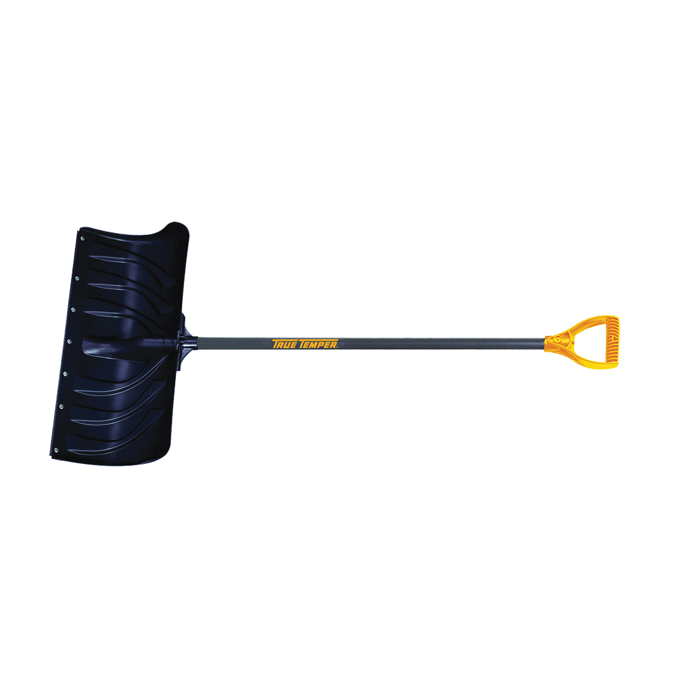 1603500 Snow Pusher, 24-1/2 in W Blade, Polyethylene Blade, Steel Handle, D-Grip Handle, 38.3 in L Handle