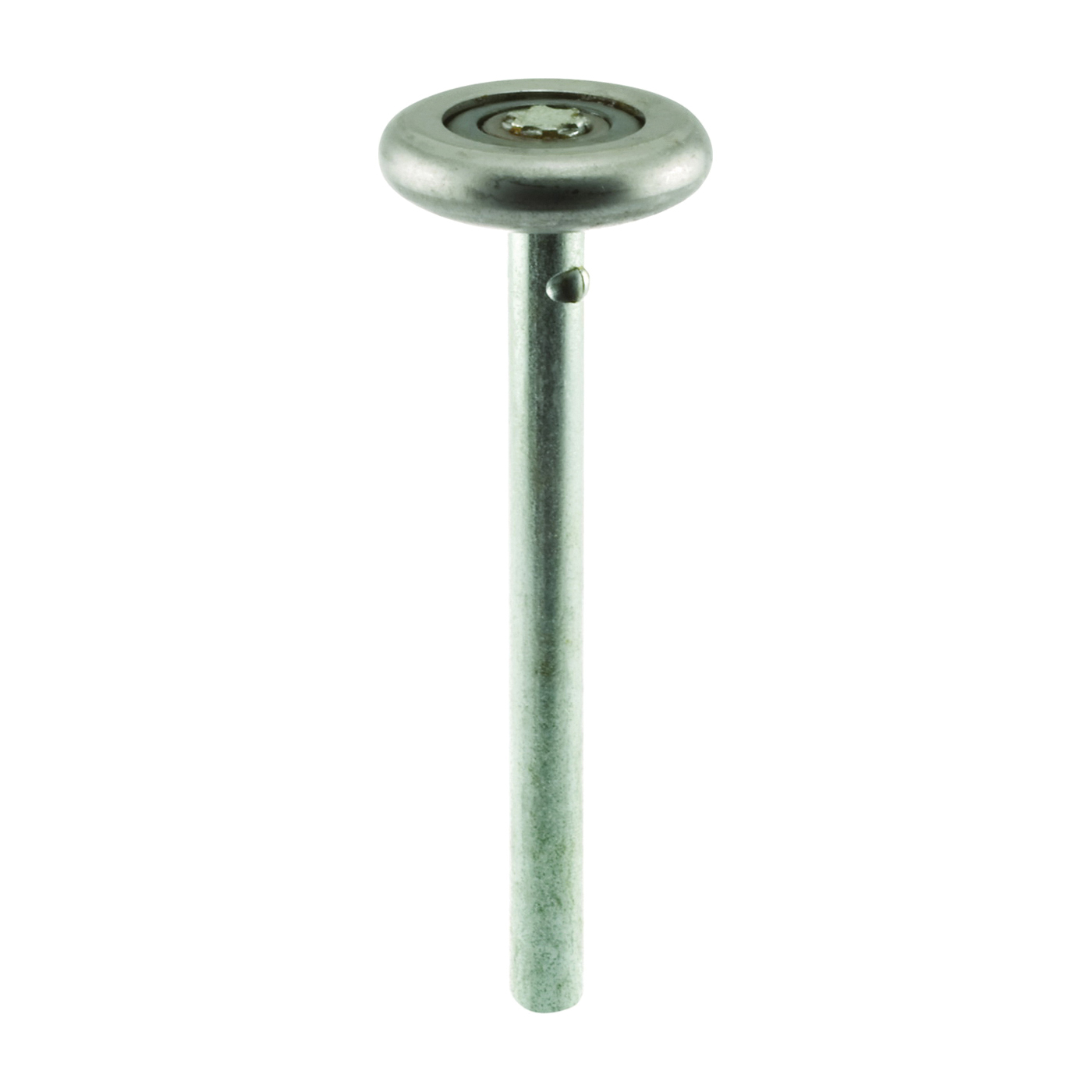 GD 52212 Door Roller, 1-7/8 in Dia Roller, 7/16 in W Roller, Steel, Silver, 1-Roller