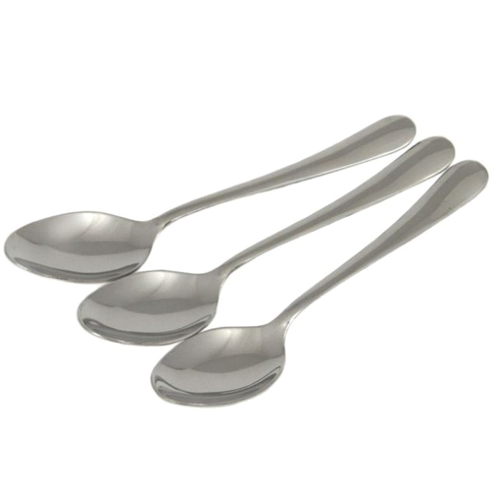 21713 Teaspoon Set, 6 in OAL, Stainless Steel
