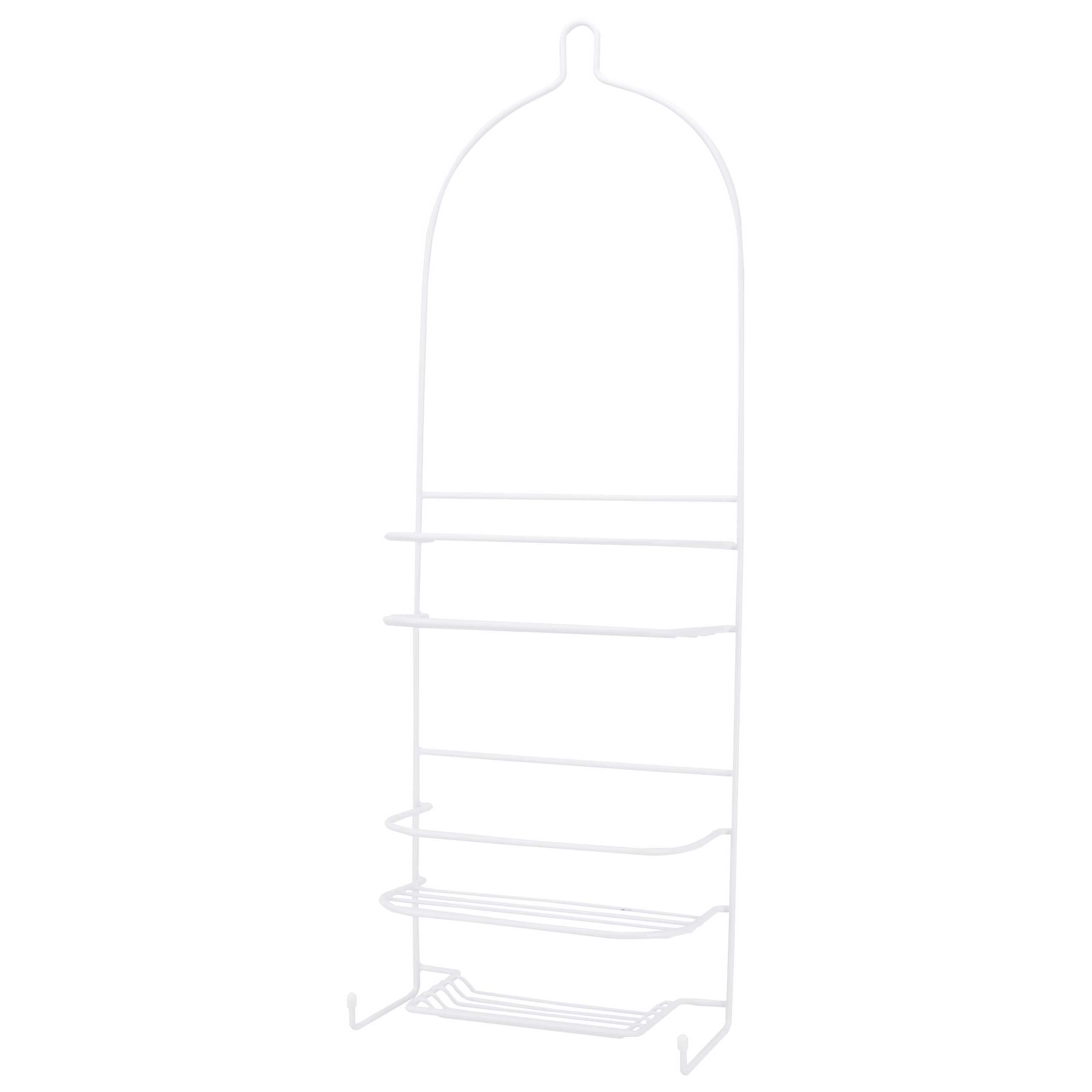 SS-5786-PE-3L Shower Caddy, 3-Shelf, Steel, 10 in OAW, 27-3/4 in OAH, 4-1/4 in OAD, 10 lb