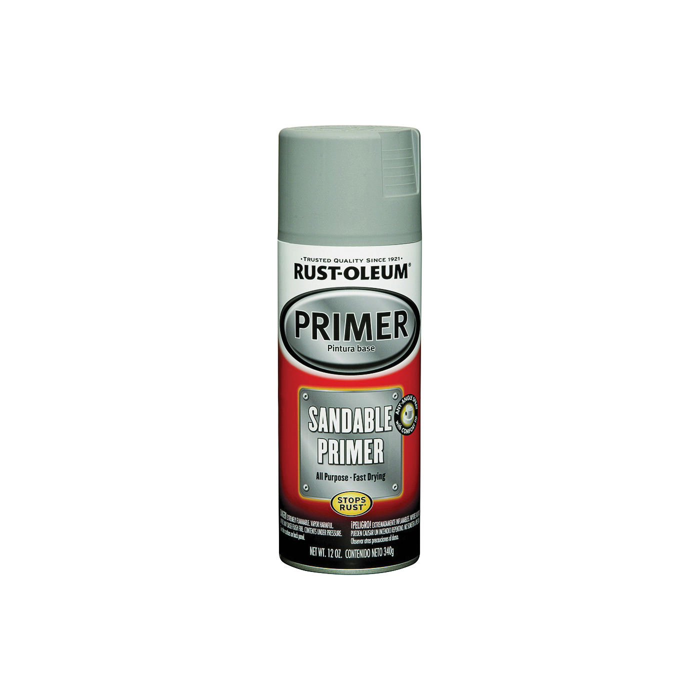 249415 Spray Primer, Gray, 12 oz, Can