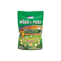 60424 Weed and Feed Lawn Fertilizer, 48 lb, Solid, 16-0-8 N-P-K Ratio