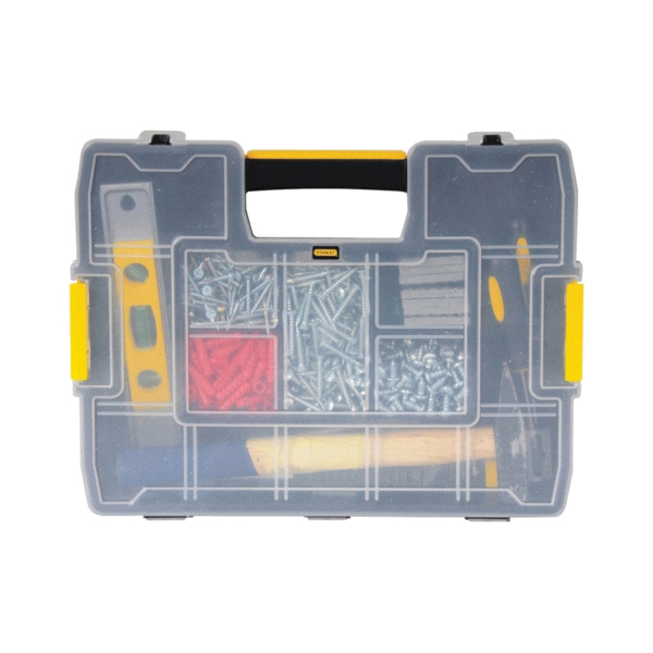STST14022 Tool Storage Organizer, 14-3/4 in L, 11-1/2 in W, 2-3/4 in H, 14-Compartment, 14-Drawer, Plastic