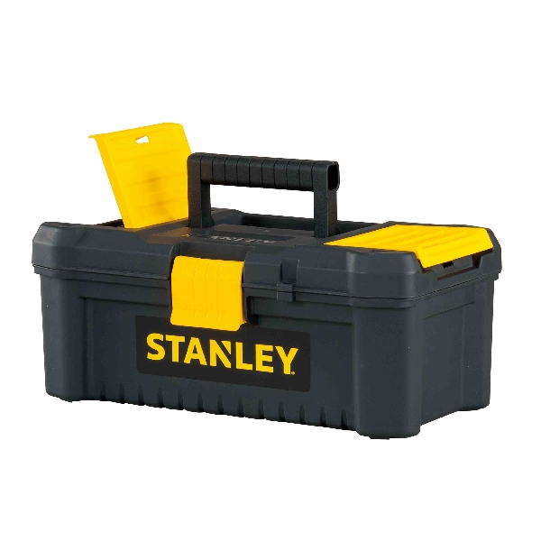 STANLEY Essential STST13331 Tool Box, 213.6 cu-in, Polypropylene, Black/Yellow - 3