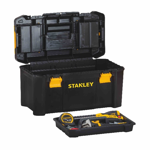 Stanley Essential Series STST19331 Tool Box, 981.3 cu-in, Polypropylene, Black - 3