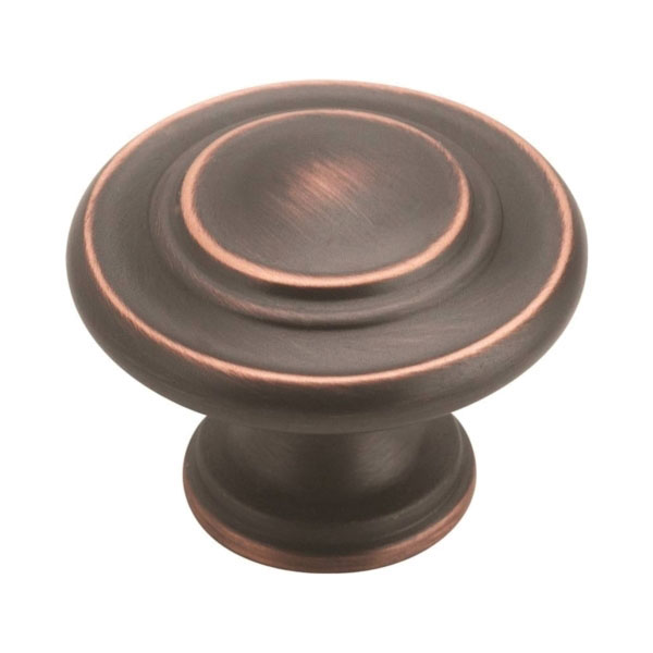 Inspirations Series BP15862ORB Cabinet Knob, 1-5/16 in Projection, Zinc, Oil-Rubbed Bronze