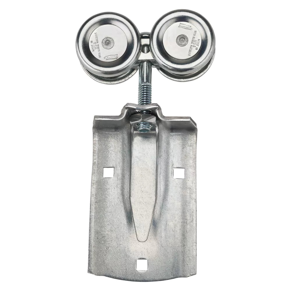 N112-128 Box Rail Hanger, Rigid, Steel, Zinc, Hardware included
