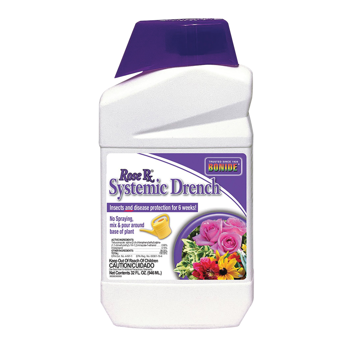 963 Systemic Drench, Liquid, Spray Application, 1 qt Bottle