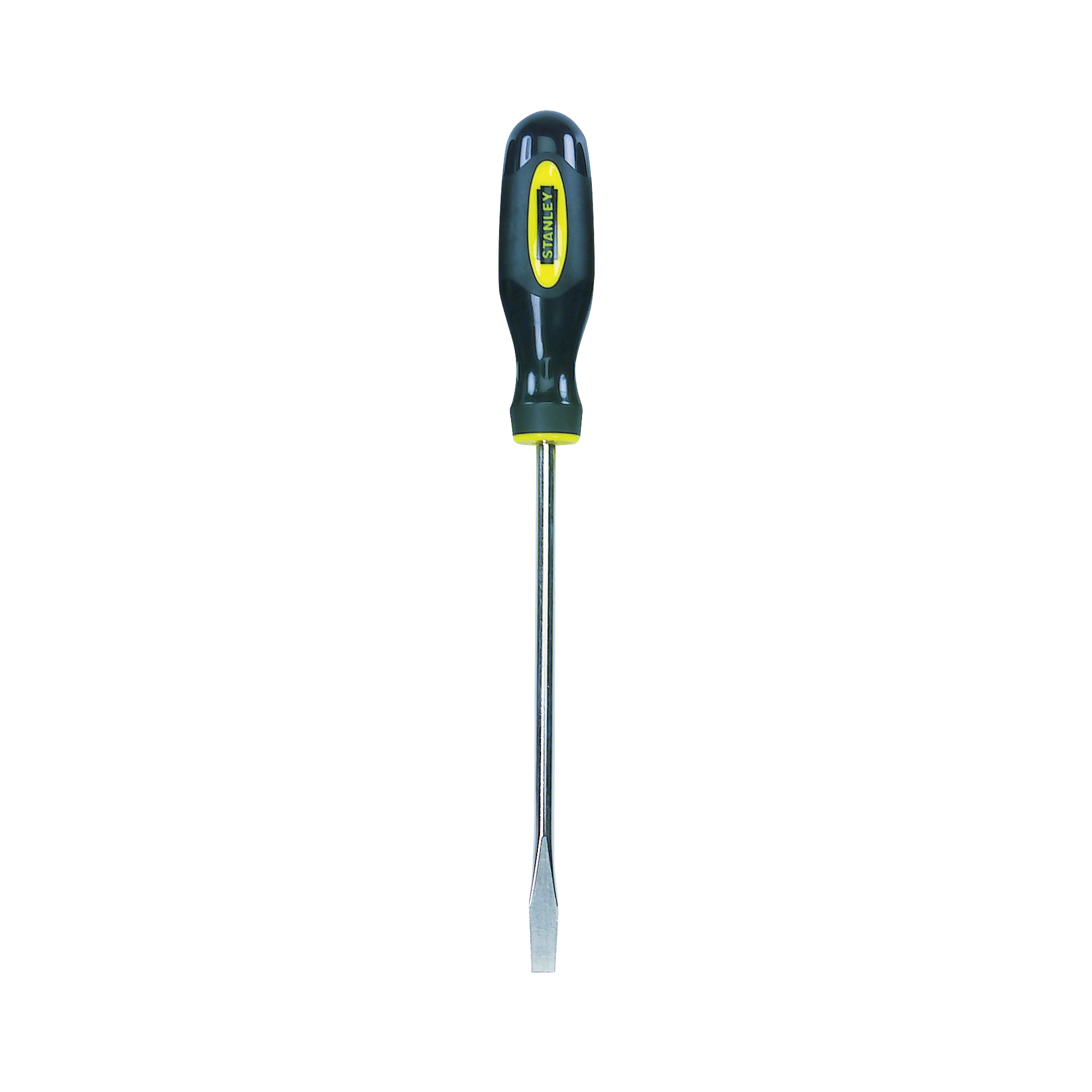 60-004 Screwdriver, 1/4 in Drive, Slotted Drive, 8 in OAL, 7-7/8 in L Shank, Plastic Handle, Ergonomic Handle