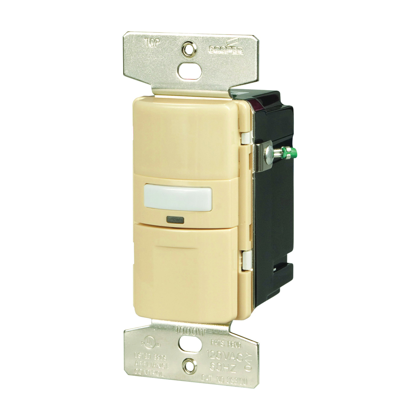 OS310U-V-K Motion Sensor Switch with Nightlight and LED, 8.3 A, 120 V, 1-Pole, Motion Sensor